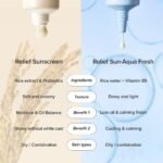 ⁦واقي شمس بيوتي أوف جوسون ريليف صن بالأرز والبروبيوتيك SPF50+ PA+++ - 50ml⁩ - الصورة ⁦5⁩