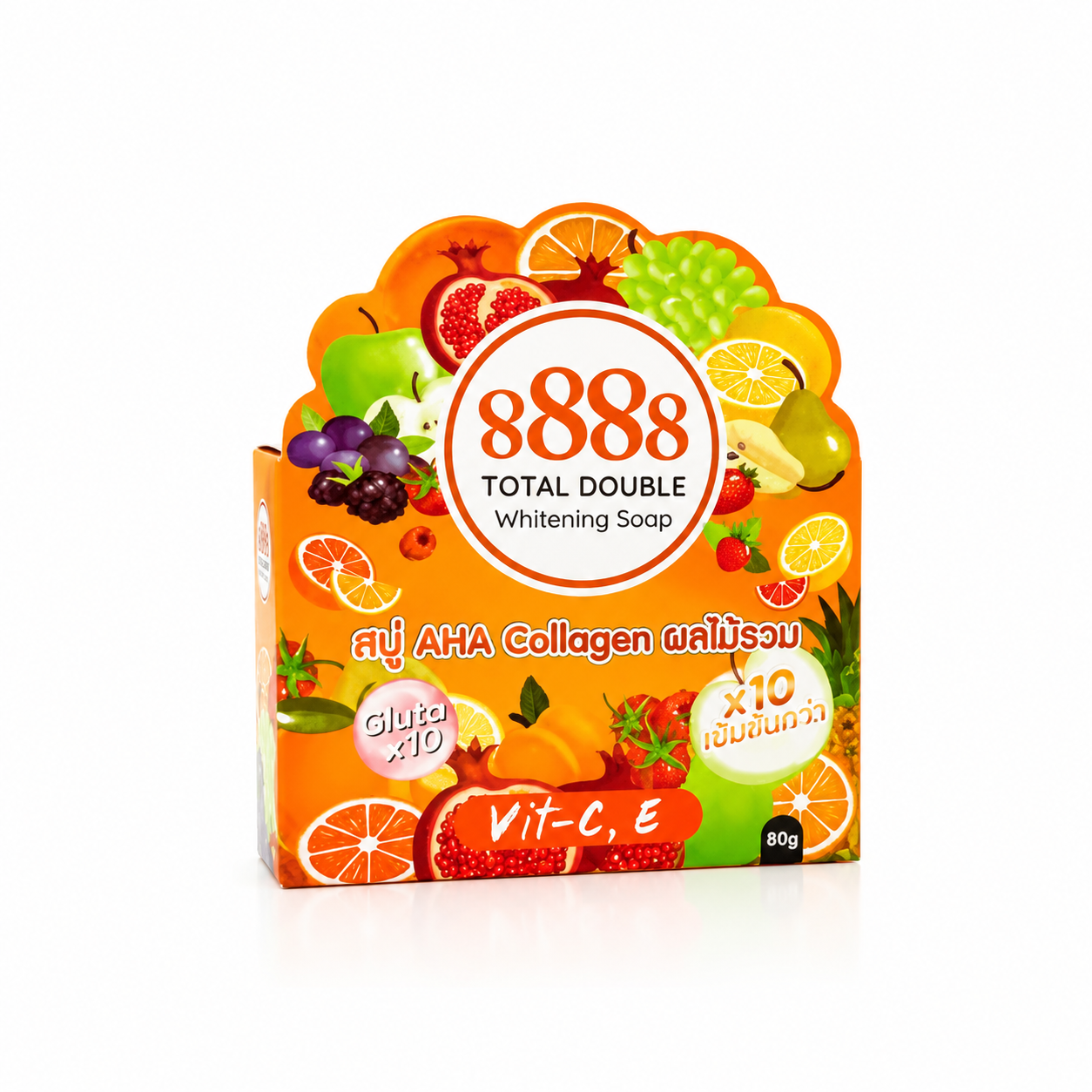 c7fc644d-8e7c-4e9b-b599-0cb436295212-2 صابونة التبييض 888 بالفواكه 80 جم - 88 - الصورة 1