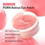 ⁦لصقات العين بـ PDRN والريتينال من أبيب – 60 لصقة / 30 زوجًا⁩ - الصورة ⁦2⁩